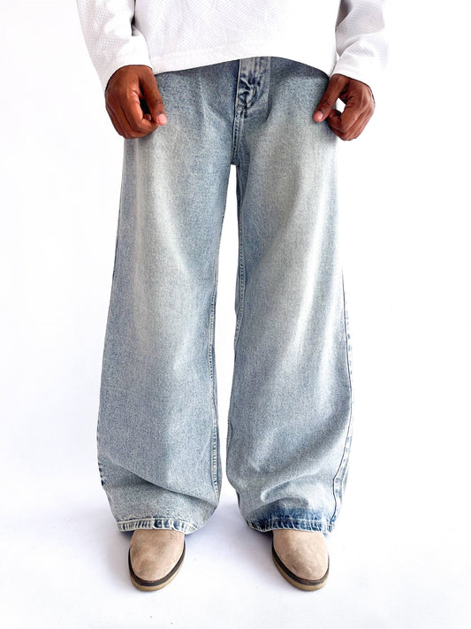 Light Purple Shade Wide Leg Baggy