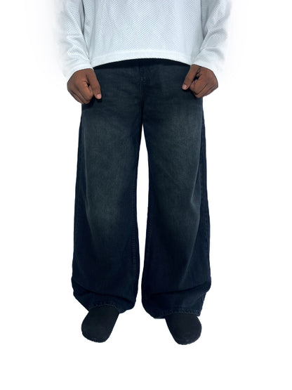 GREENISH GREY WIDE LEG