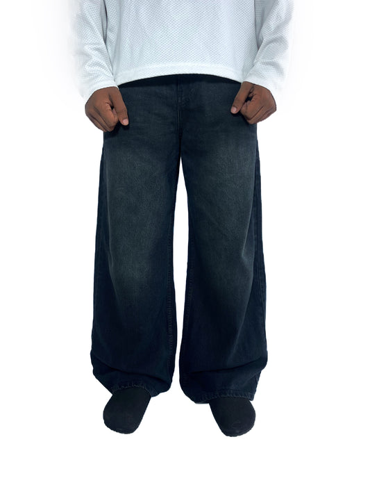 GREENISH GREY WIDE LEG