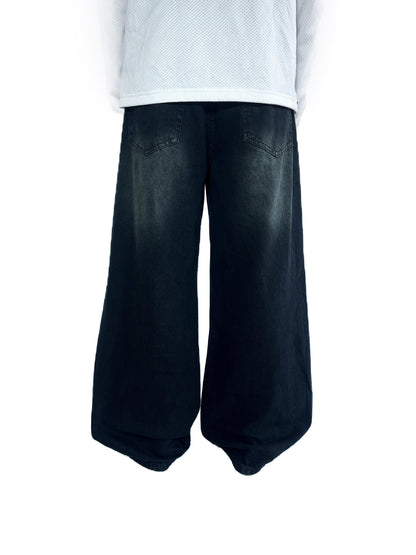 GREENISH GREY WIDE LEG
