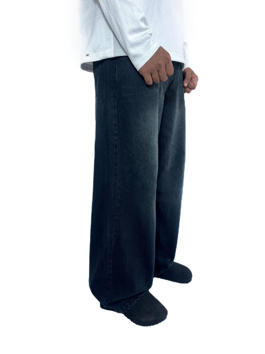 GREENISH GREY WIDE LEG