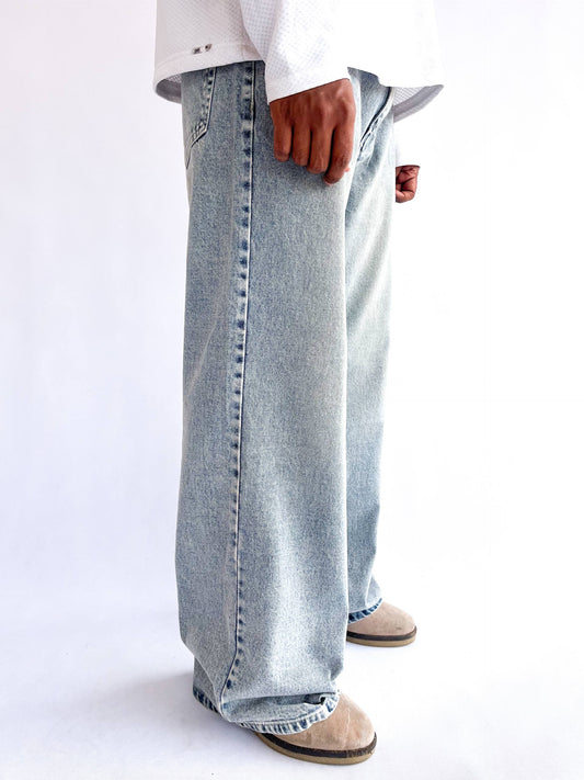 Light Purple Shade Wide Leg Baggy