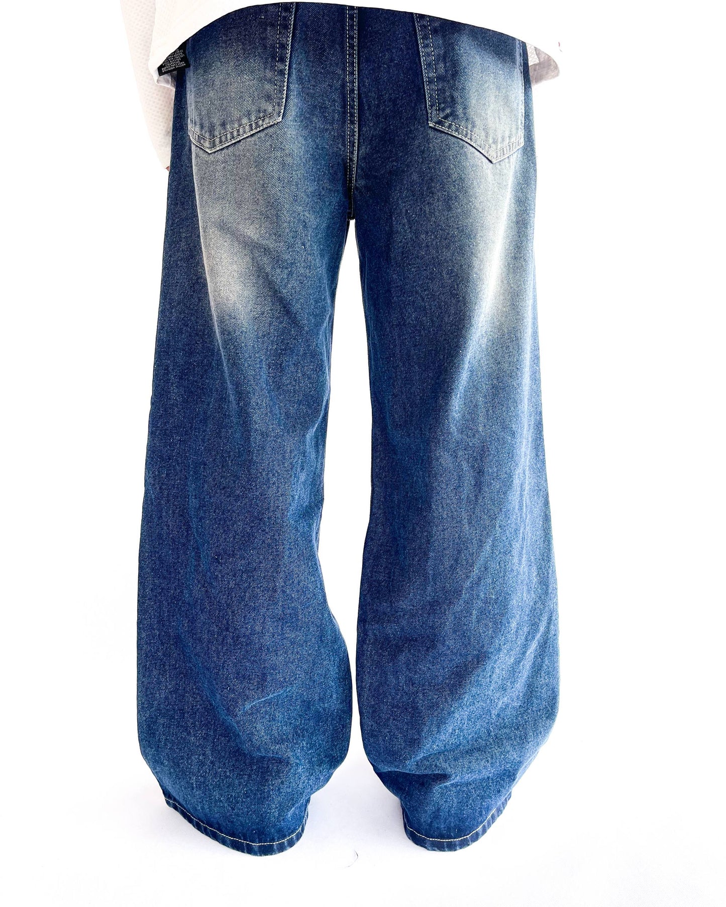 Denim Blue Shade Baggy