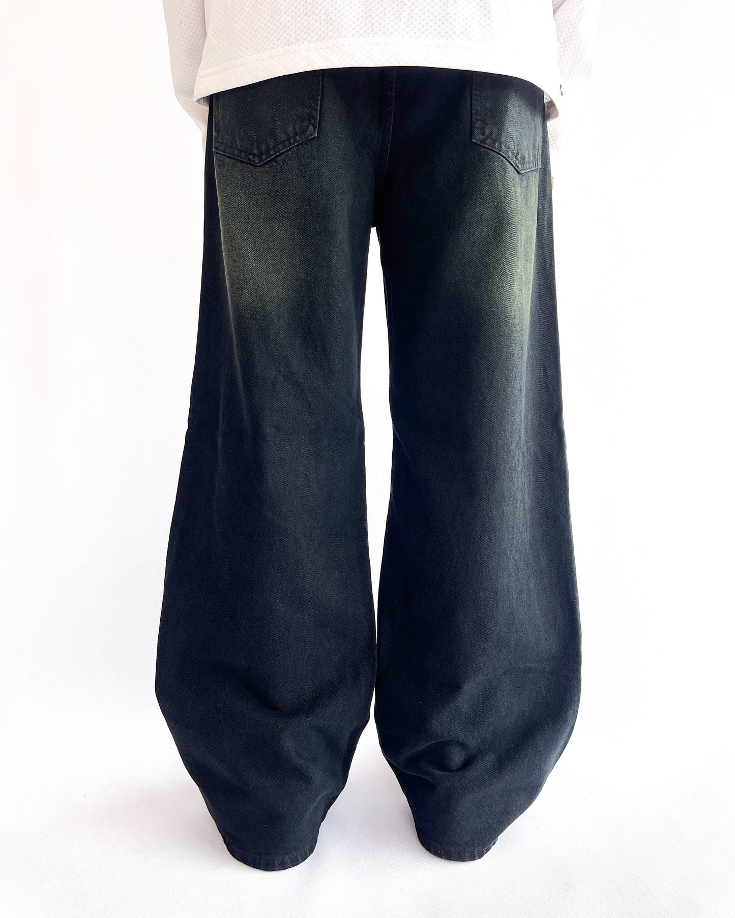 Green Shade Wide Leg Baggy