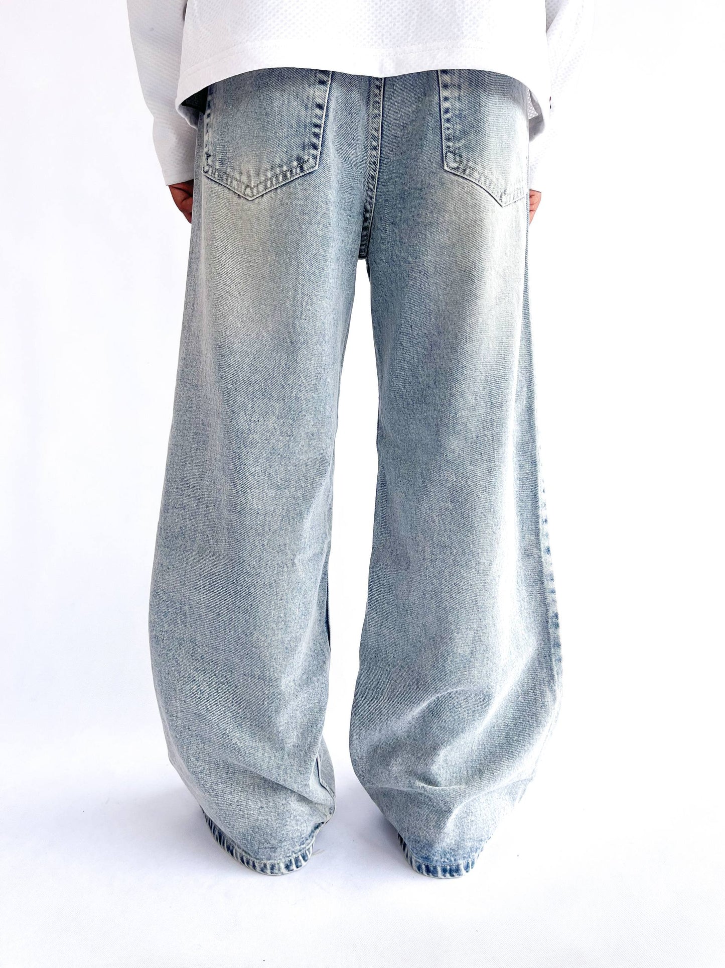 Light Purple Shade Wide Leg Baggy