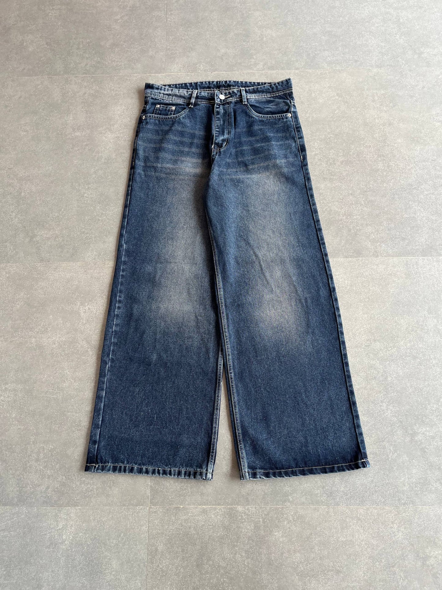 Denim Blue Shade Baggy