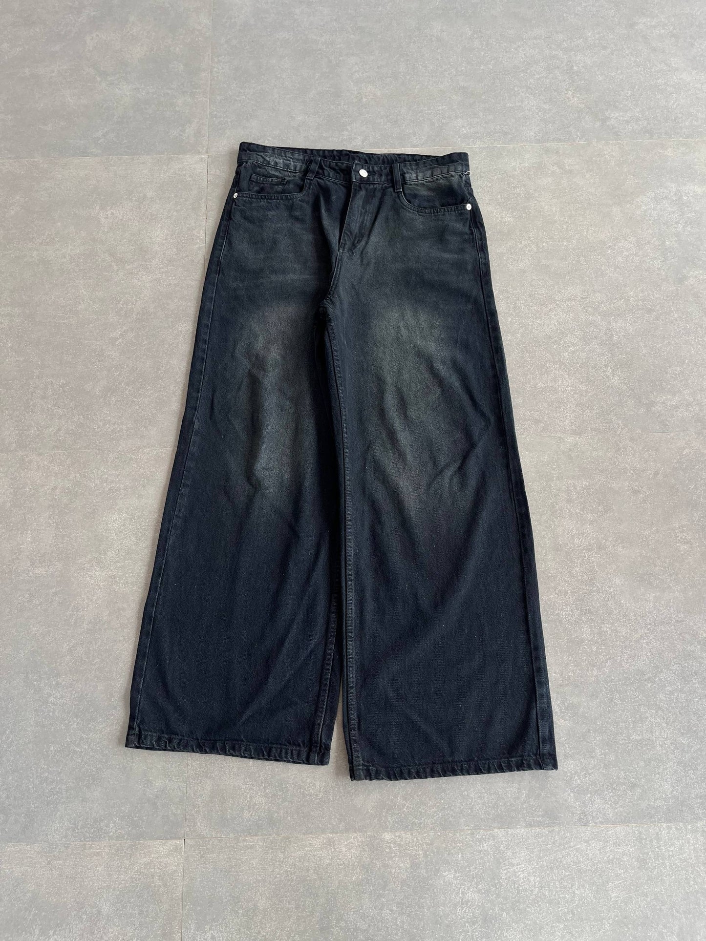 GREENISH GREY WIDE LEG