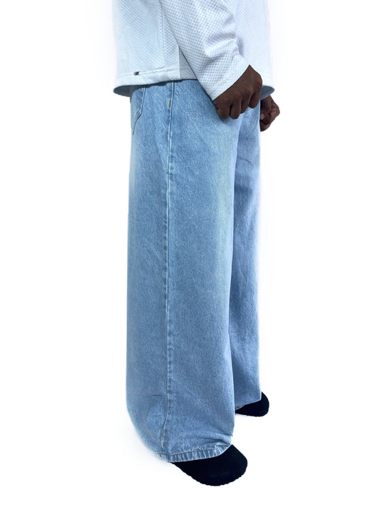 SEA BLUE WIDE LEG