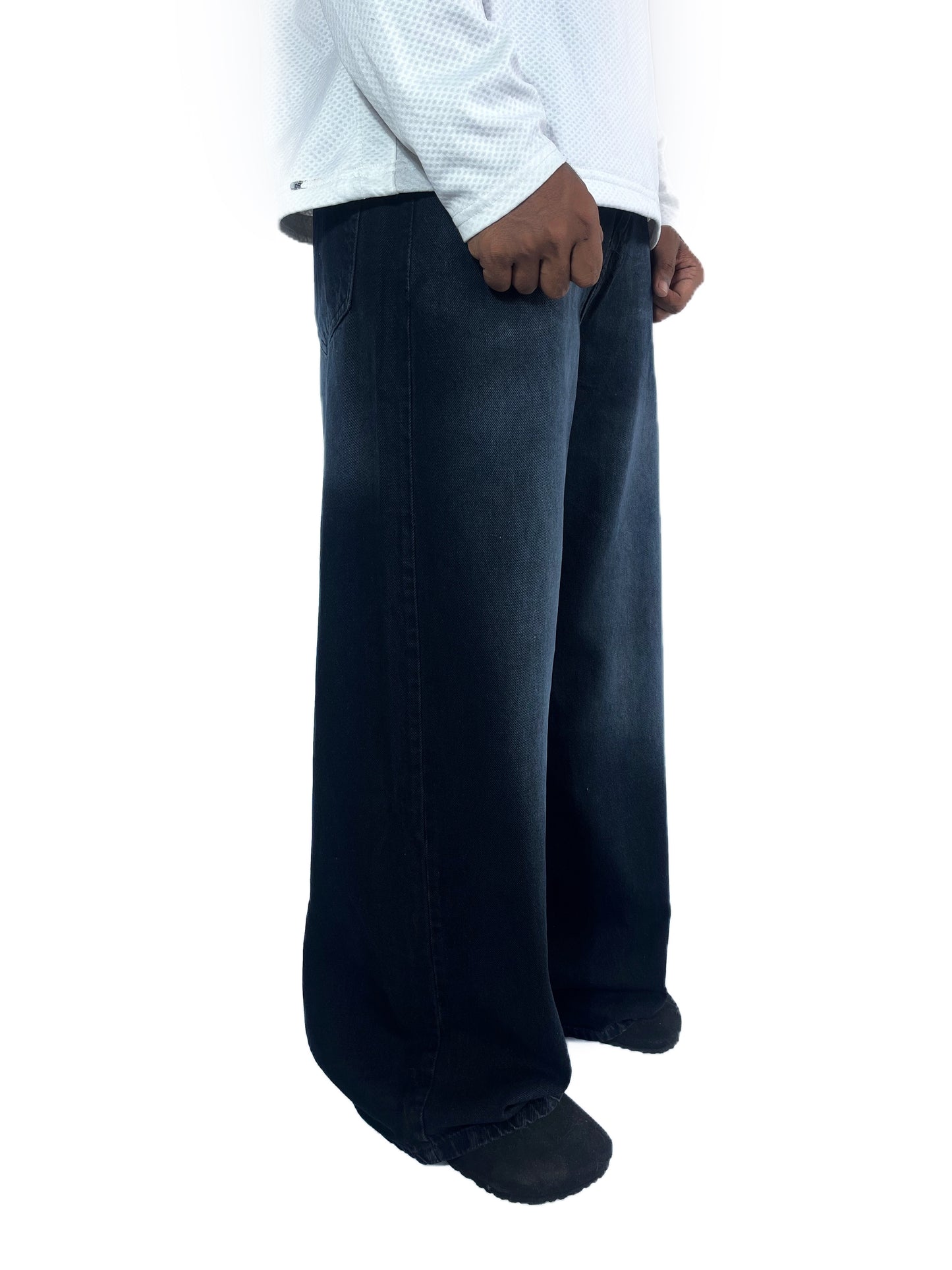 WHITE FOG SHADE WIDE LEG